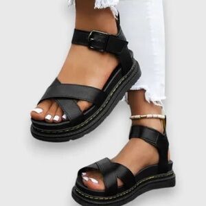 LORETTA – ORTHOPEDIC PLATFORM SANDALS inspired Doc Dr marten's women's voss
